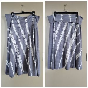 Soft Surroundings Tie Dye Skirt XL
